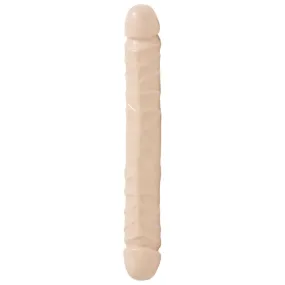 12-inch Rubber Large Double-ended Dildo with Vein Detail