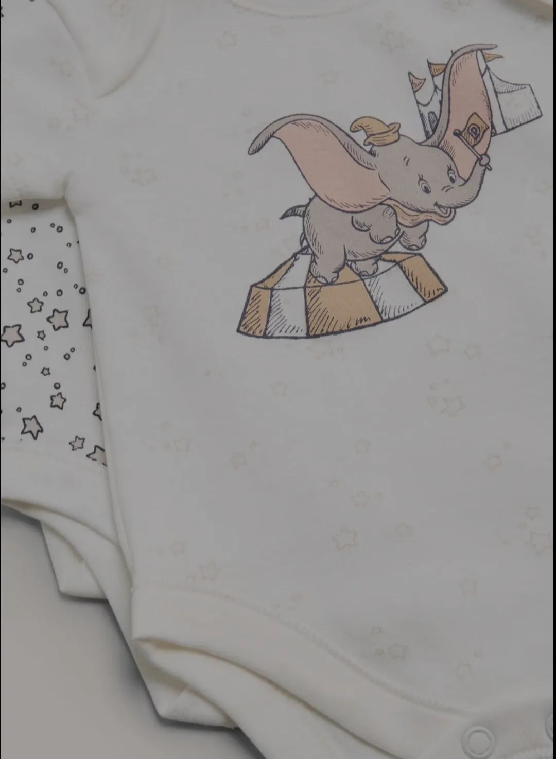 3 Pack Disney Dumbo Bodysuits