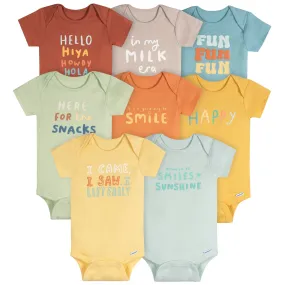 8-Pack Baby Neutral Fun Fun Fun Onesies® Bodysuits