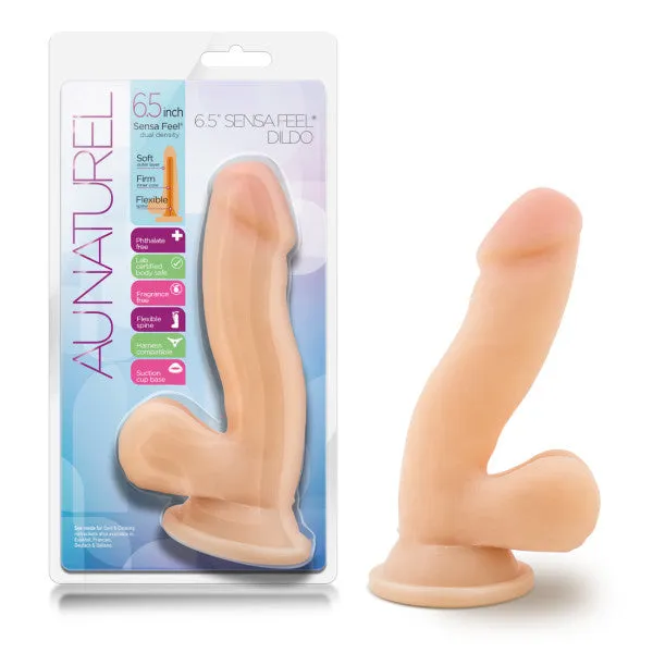 Au Naturel 6.5 Sensa Feel Dildo Beige "