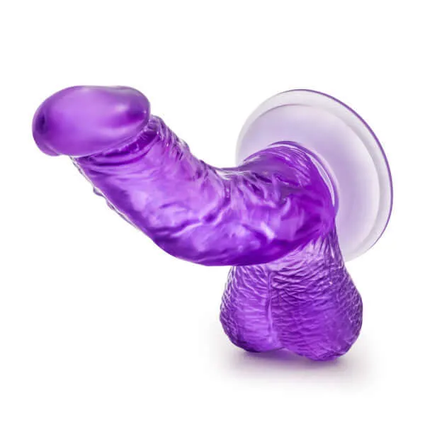 B Yours Sweet N Hard 8 Purple Realistic Dildo