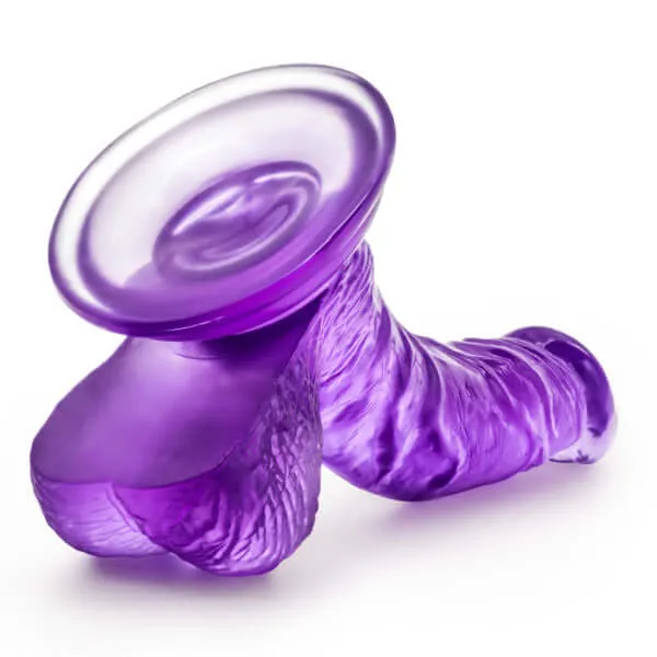 B Yours Sweet N Hard 8 Purple Realistic Dildo