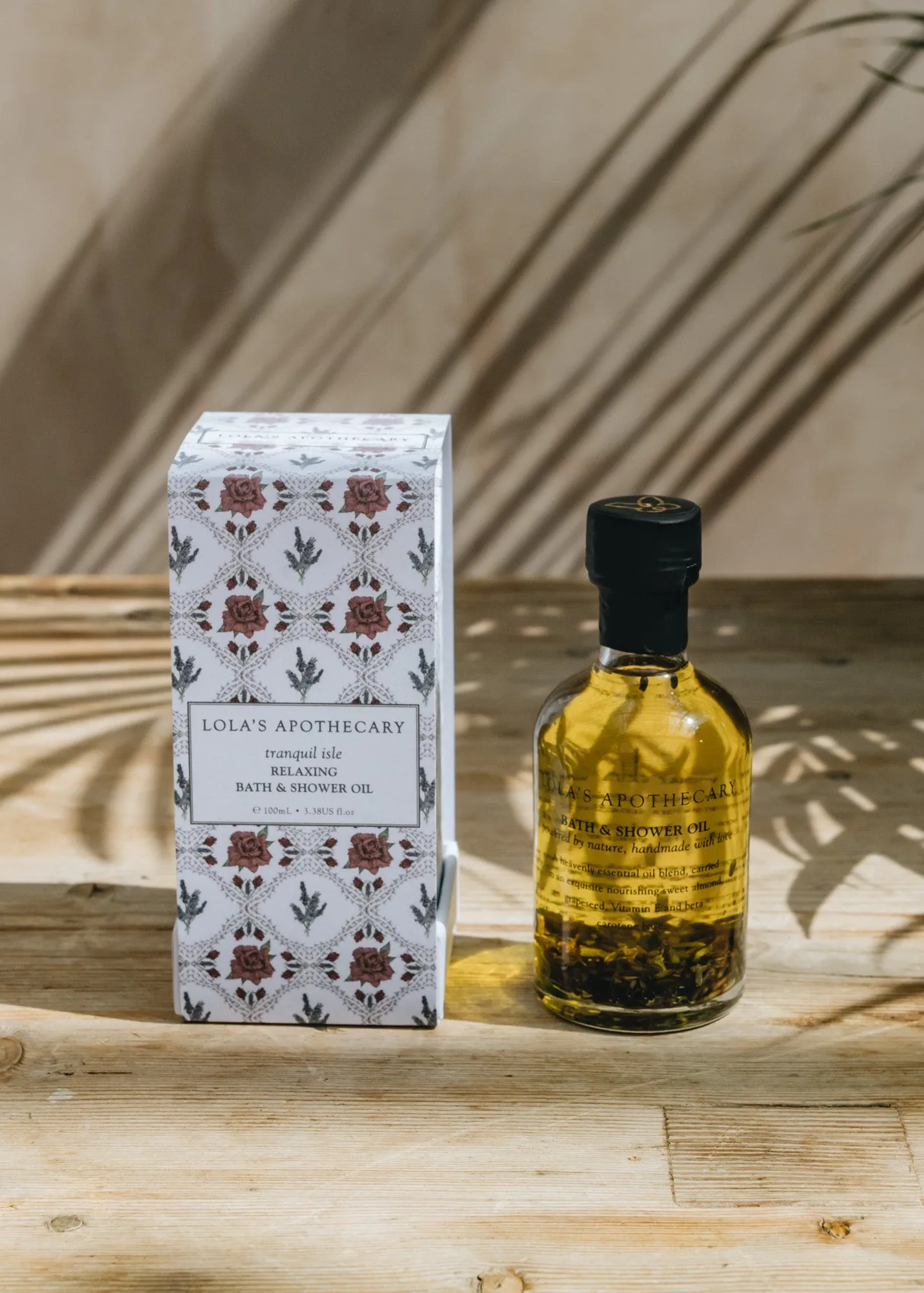 Bath and Shower Oil in Tranquil Isle