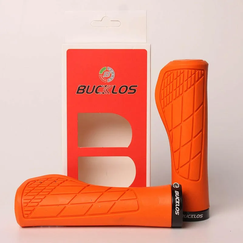 Bicycle Handlebar Grip Ergonomic Mountain Bike Grips Rubber Anti Skid MTB Cuffs Shock Absorbing Bike Handle Cycling Accessories