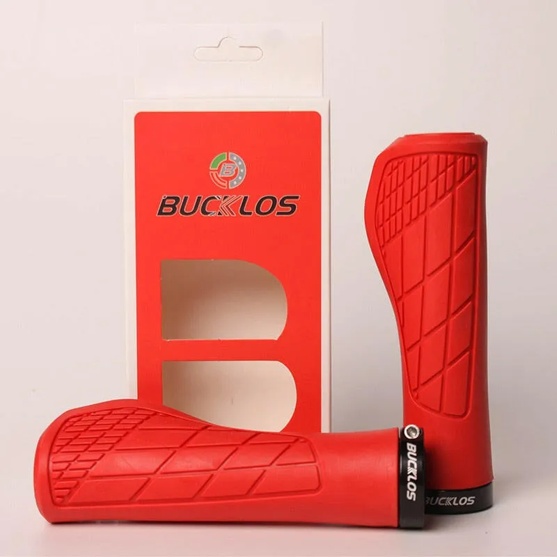 Bicycle Handlebar Grip Ergonomic Mountain Bike Grips Rubber Anti Skid MTB Cuffs Shock Absorbing Bike Handle Cycling Accessories