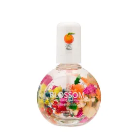 Blossom Scented Cuticle Oil (0.92 oz) infused with REAL flowers -  Juicy Peach