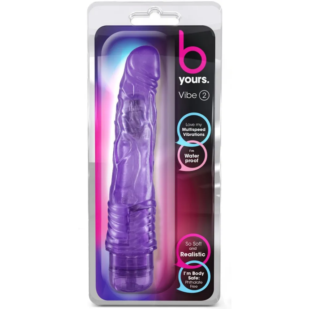 Blush B Yours Vibe 2 Vibrating 9 Inch Dildo
