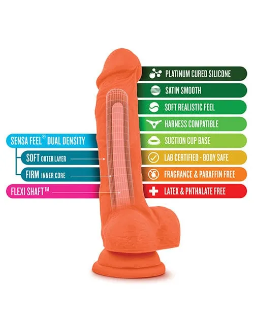 Blush Neo Elite Silicone Dual Density Cock with Balls