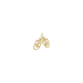 Comedy & Tragedy Theater Masks Charm