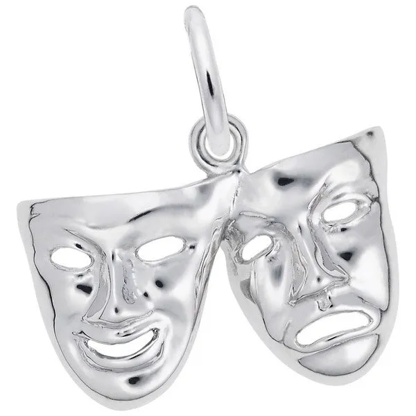 Comedy and Tragedy Mask Charm