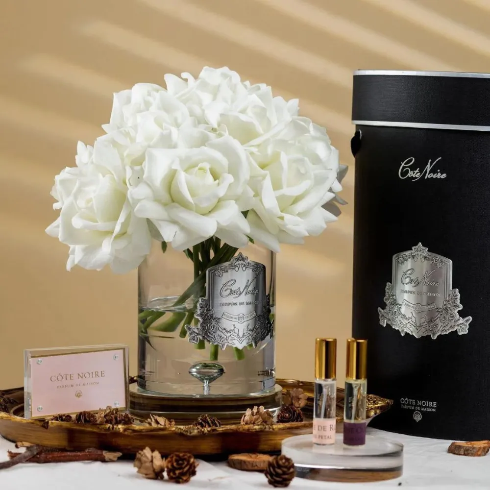 Cote Noire Luxury Grand Bouquet - Ivory White