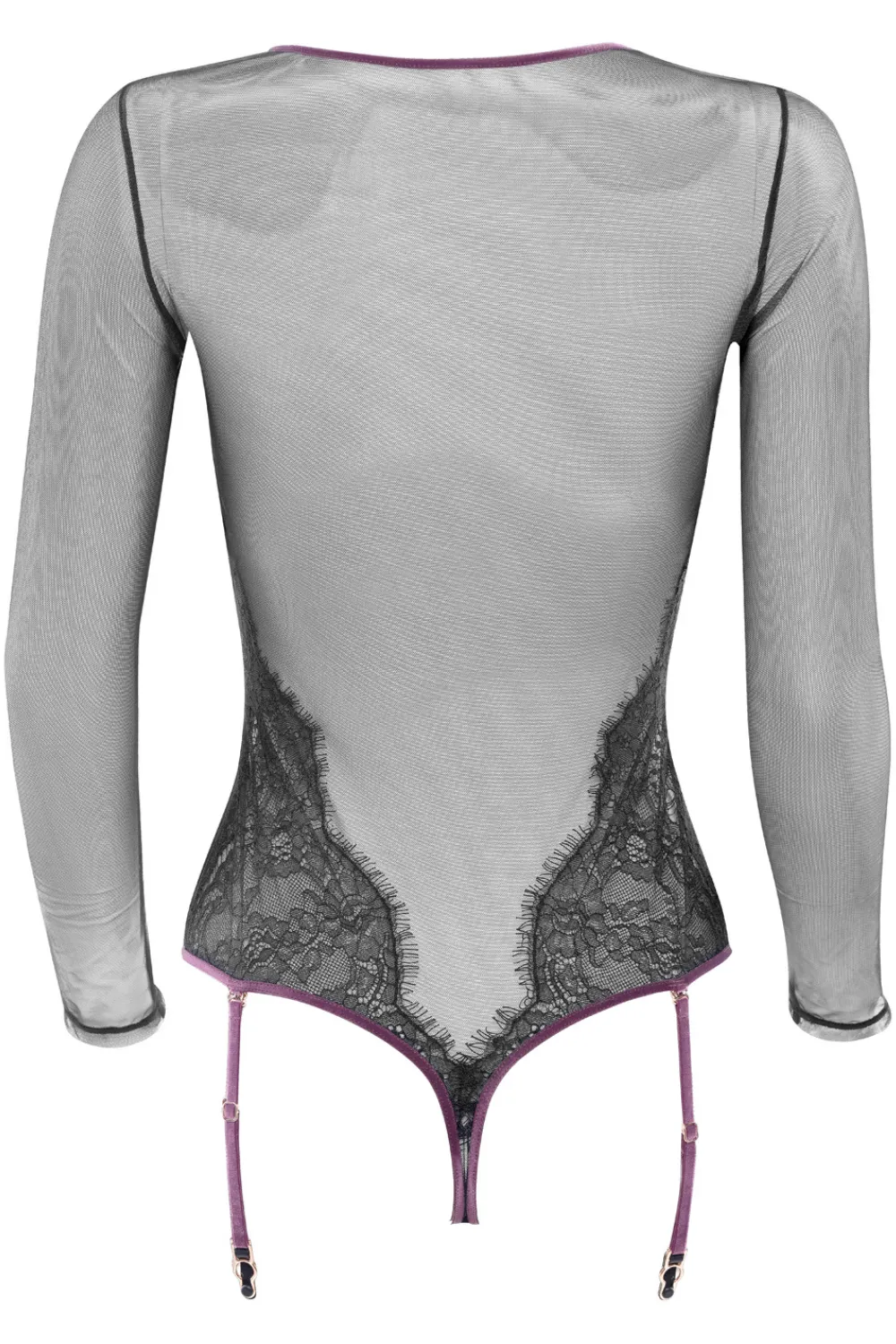 Coup de Foudre Long Sleeve Thong Body, Size S (UK 6-8)
