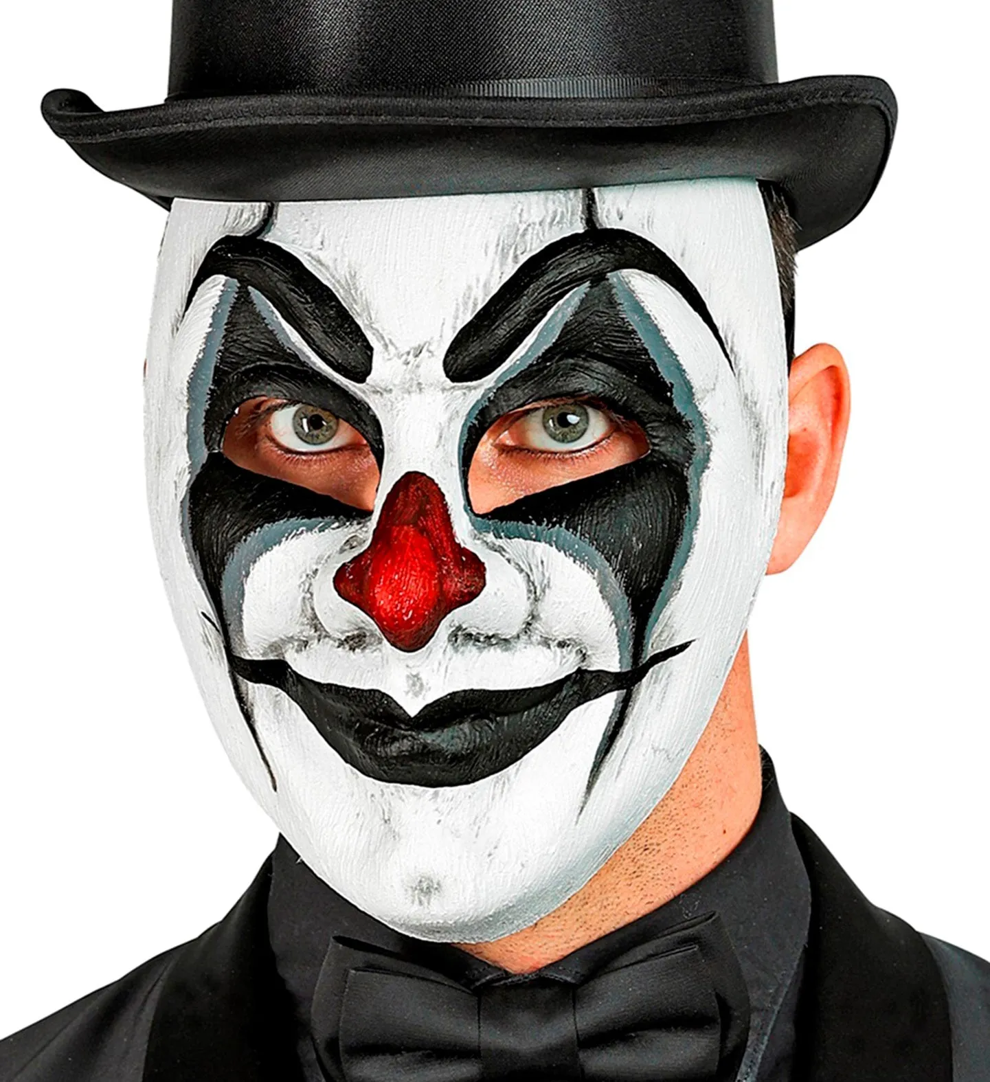 Creepy Commedia Dell'Arte Clown Mask