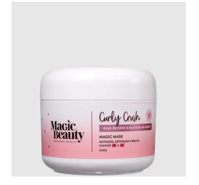 Curly Crush Coconut Oil Shea Butter Nourishing Hair Mask 500g - Magic Beauty