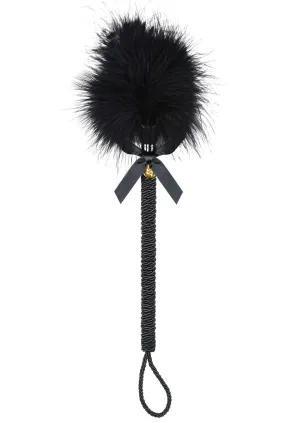 Delicate Black Feather Tickler