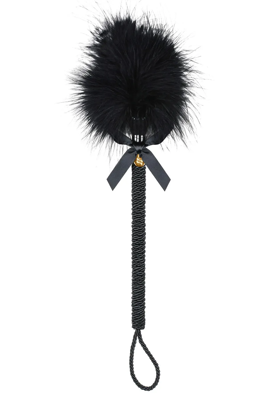 Delicate Black Feather Tickler
