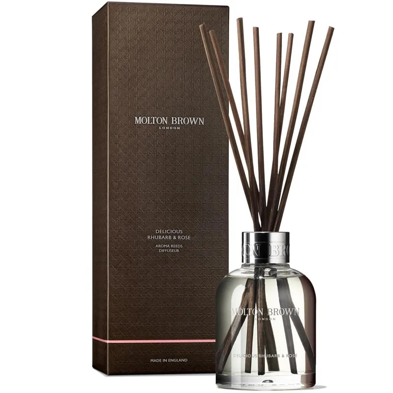 Delicious Rhubarb & Rose Aroma Reeds Diffuser
