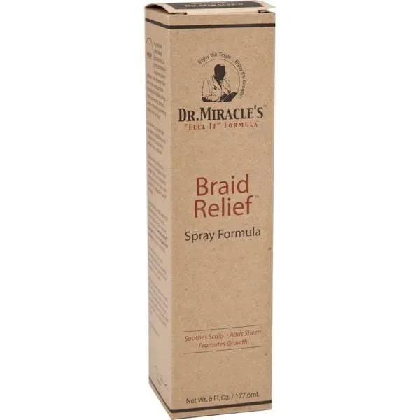 Dr. Miracle Braid Relief Spray Formula Regular 6 oz
