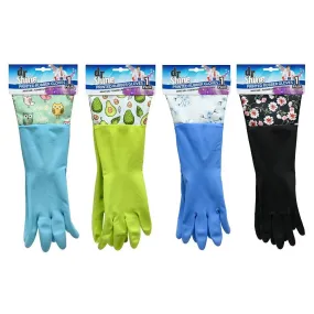 Dr Shine Printed Sleeve Rubber Glove | 1 Pair