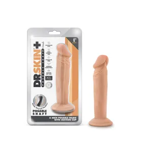 Dr. Skin Plus 6in Posable Dildo Vanilla