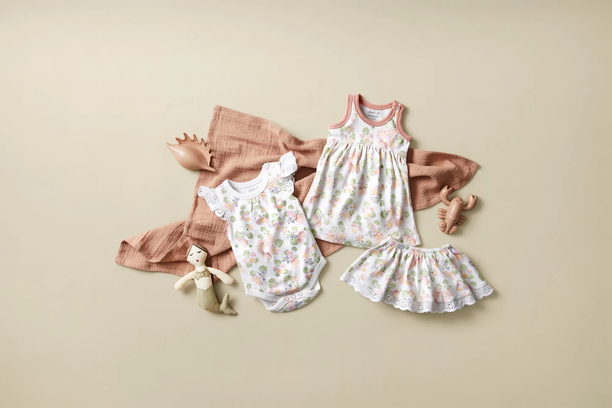 Dune Flowers Lace Bodysuit