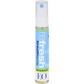 Eo Products Breath Spray - Organic Refresh - Counter Dsp - .33 Oz - 1 Case