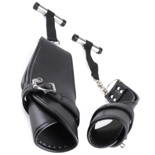 Fetish Fantasy Deluxe Leather Door Cuffs