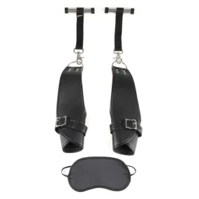 Fetish Fantasy Deluxe Leather Door Cuffs