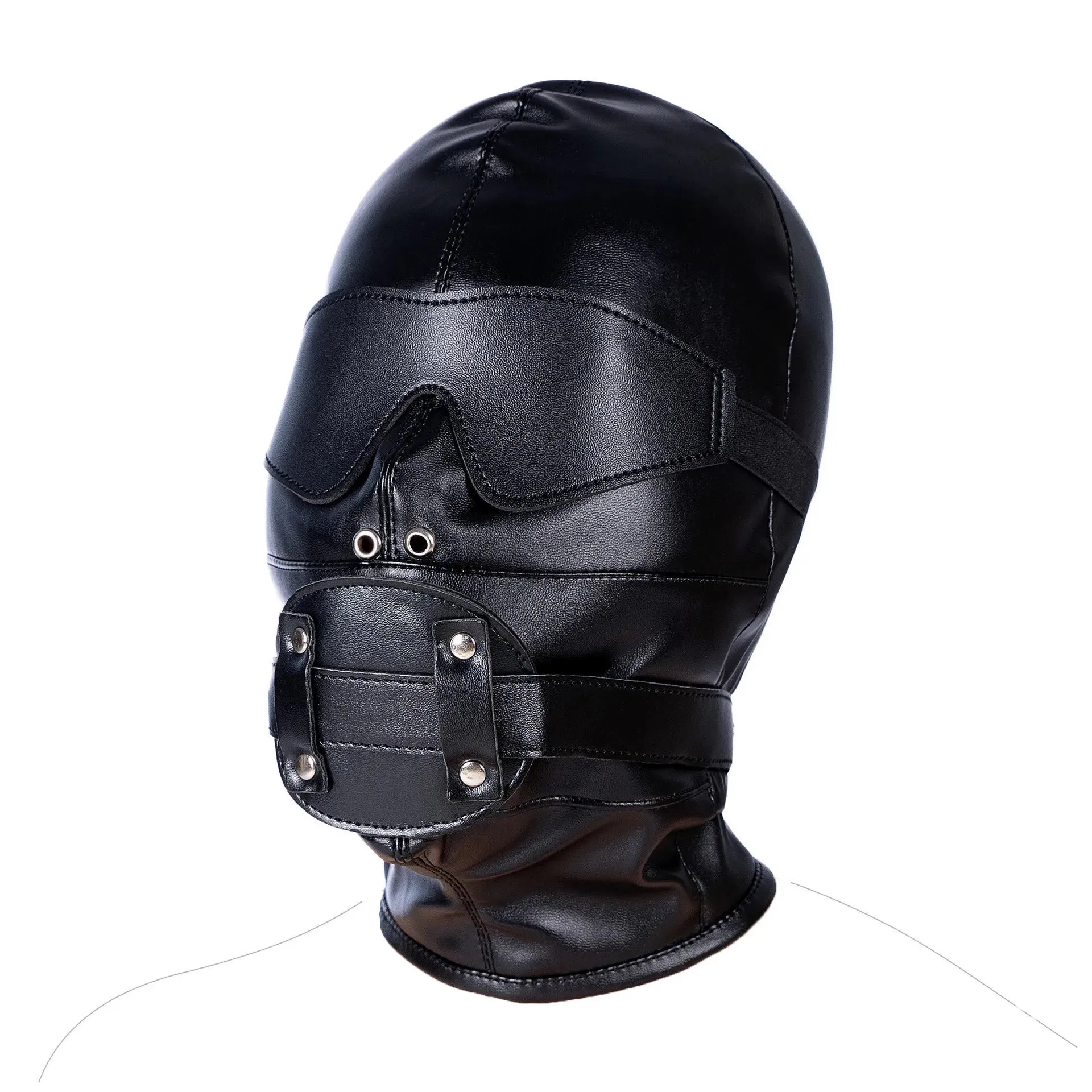 Fetish Hood PU Leather