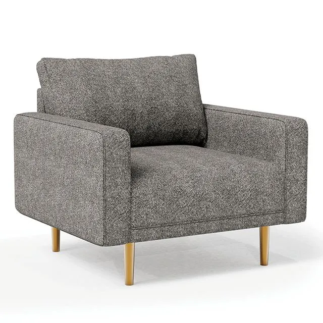 Furniture of America Elverum Stationary Fabric Chair FM61000GY-CH