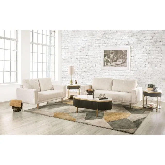 Furniture of America Elverum Stationary Fabric Chair FM61000WH-CH