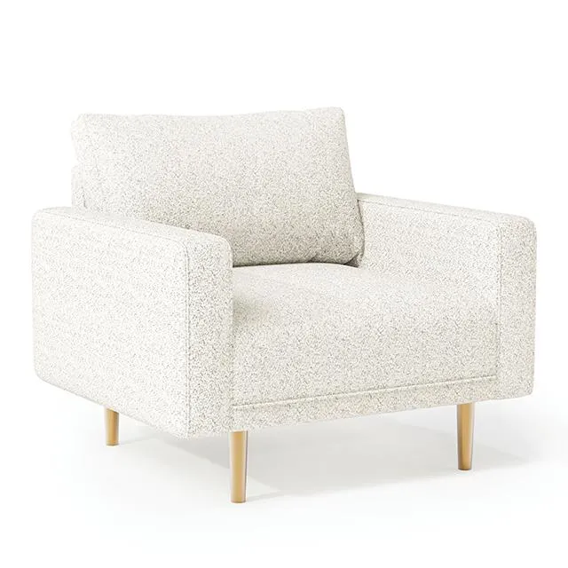 Furniture of America Elverum Stationary Fabric Chair FM61000WH-CH