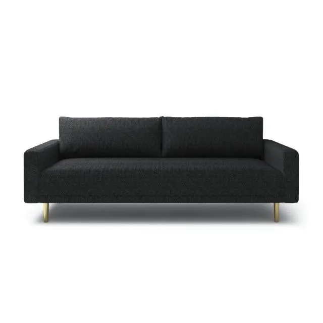 Furniture of America Elverum Stationary Sofa FM61000BK-SF