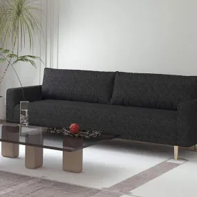 Furniture of America Elverum Stationary Sofa FM61000BK-SF