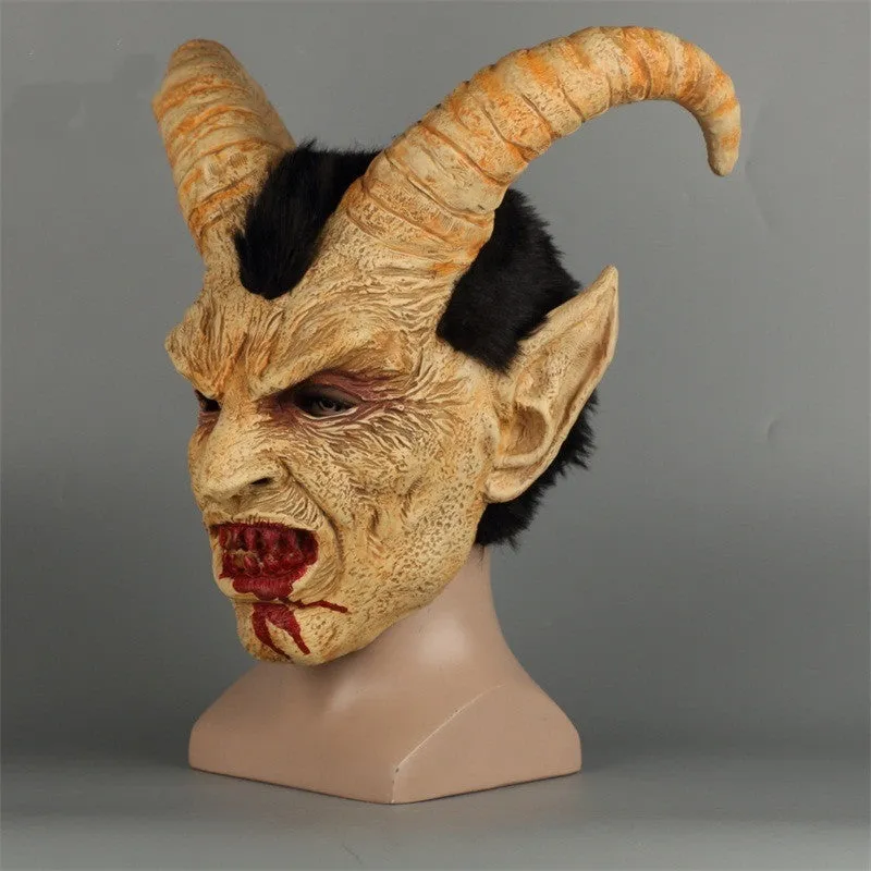 Human Face Lucifer Latex Mask