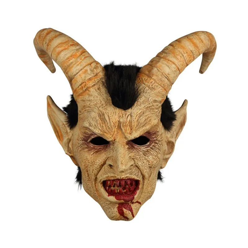 Human Face Lucifer Latex Mask