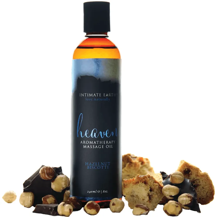 INTIMATE EARTH Heaven Hazelnut Biscotti 120ml MASSAGE OIL