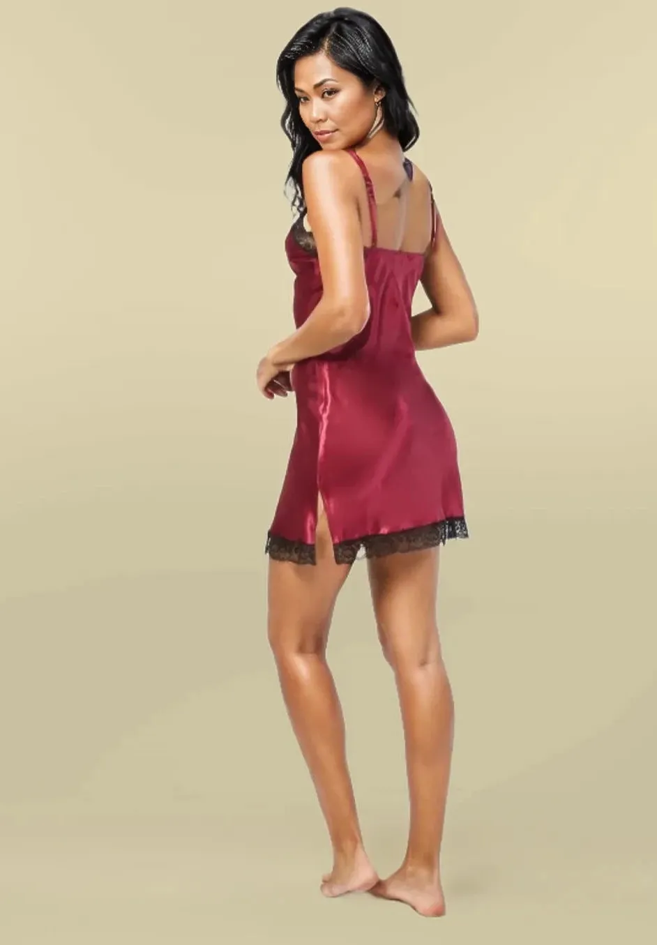 Lace Trim Chemise