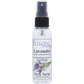 Lavender Body Spray, Hydrating Body Mist for Daily Use - Made with Lavender Essential Oil