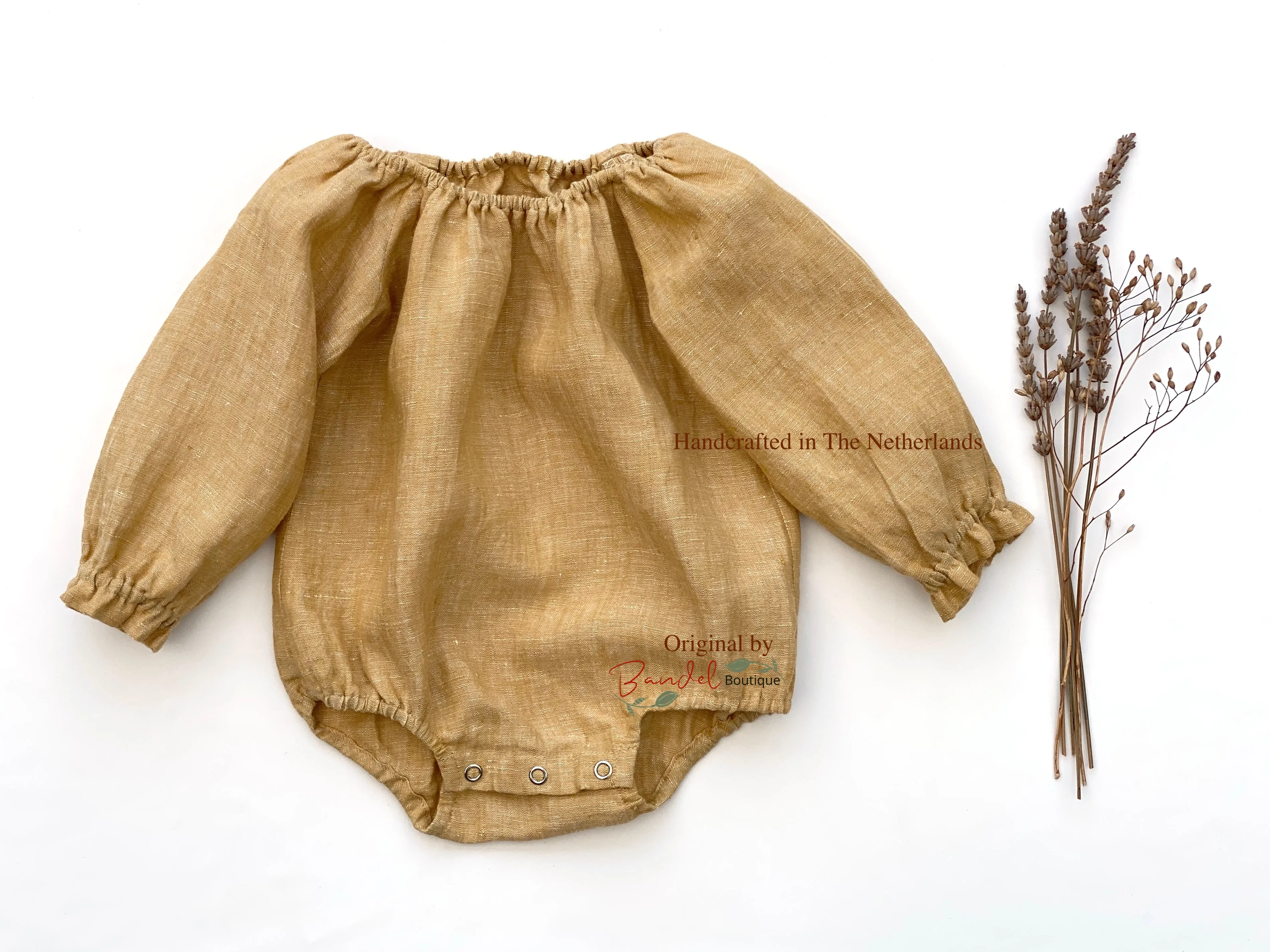 Linen Newborn Bodysuits