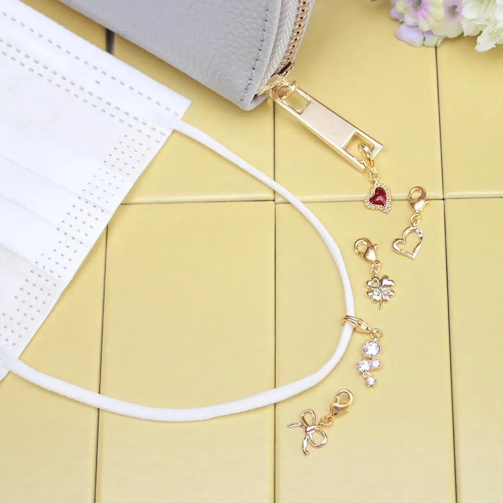Moon and Star Clip On Face Mask Charm