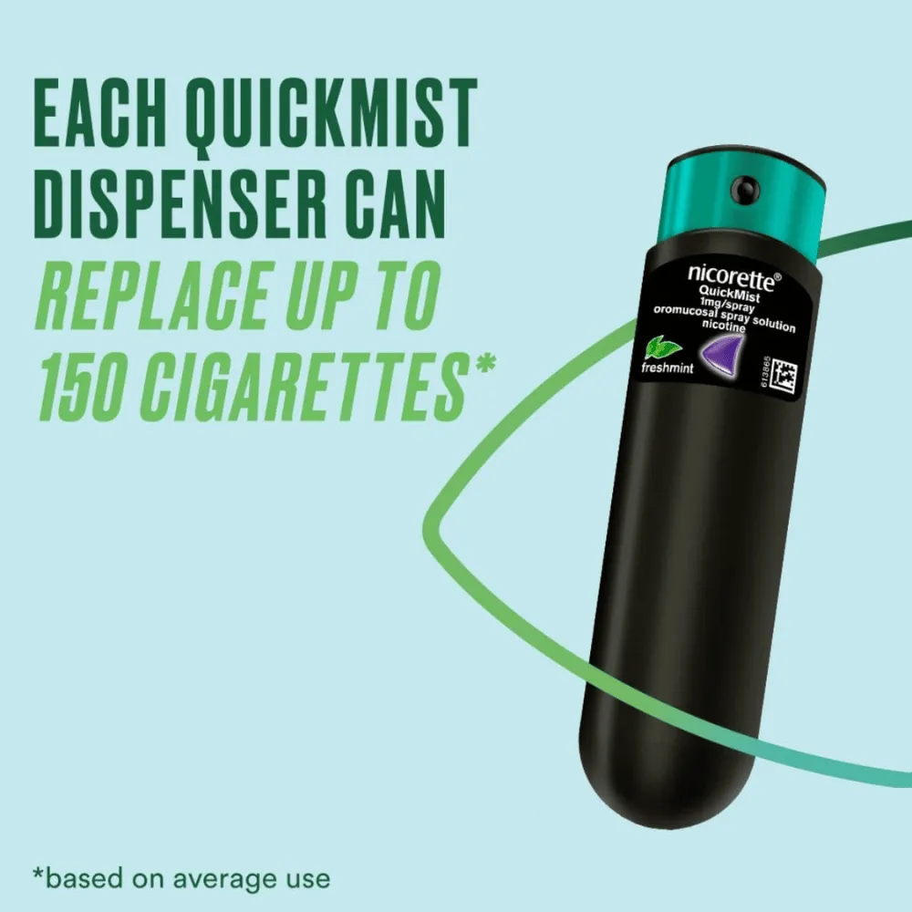 Nicorette Quickmist Freshmint Double 2x1mg