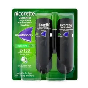 Nicorette Quickmist Freshmint Double 2x1mg