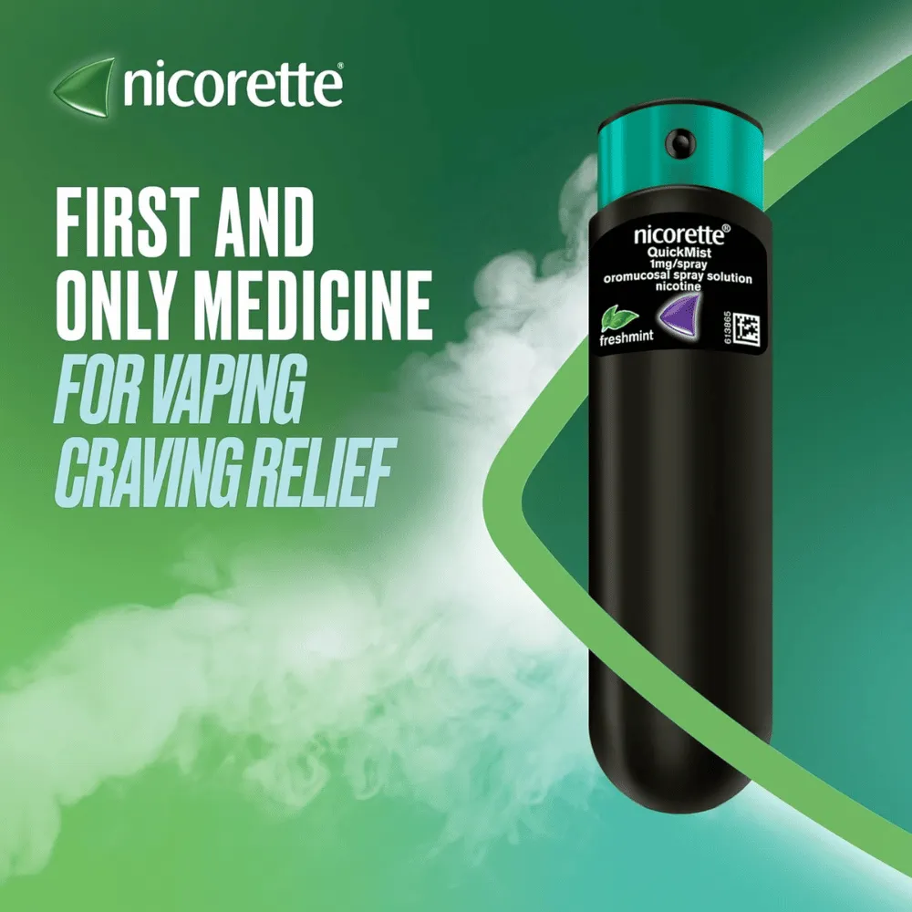 Nicorette Quickmist Freshmint Double 2x1mg