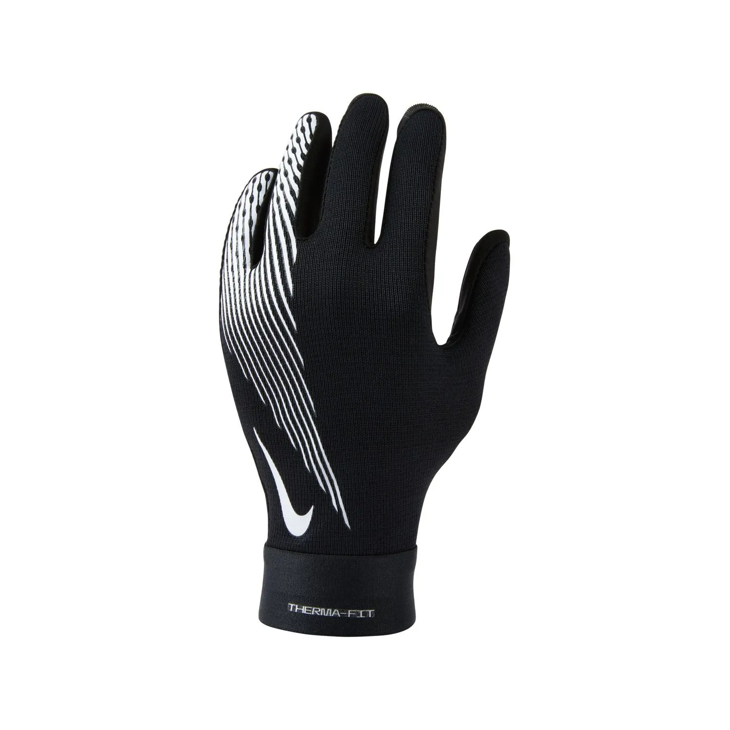 Nike Academy Youth Therma-FIT Soccer Gloves - BLACK/WHITE