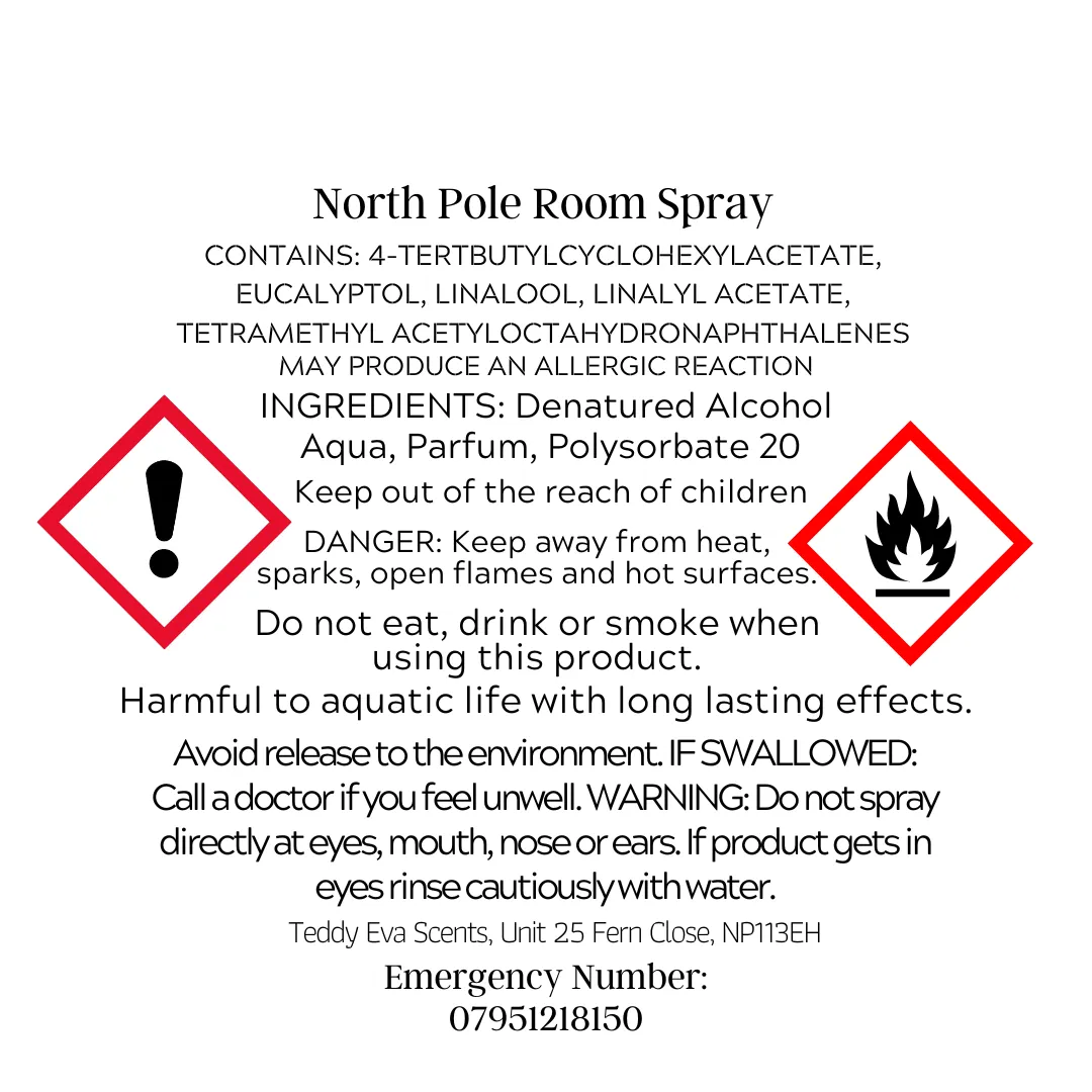North Pole 150ml Room Spray