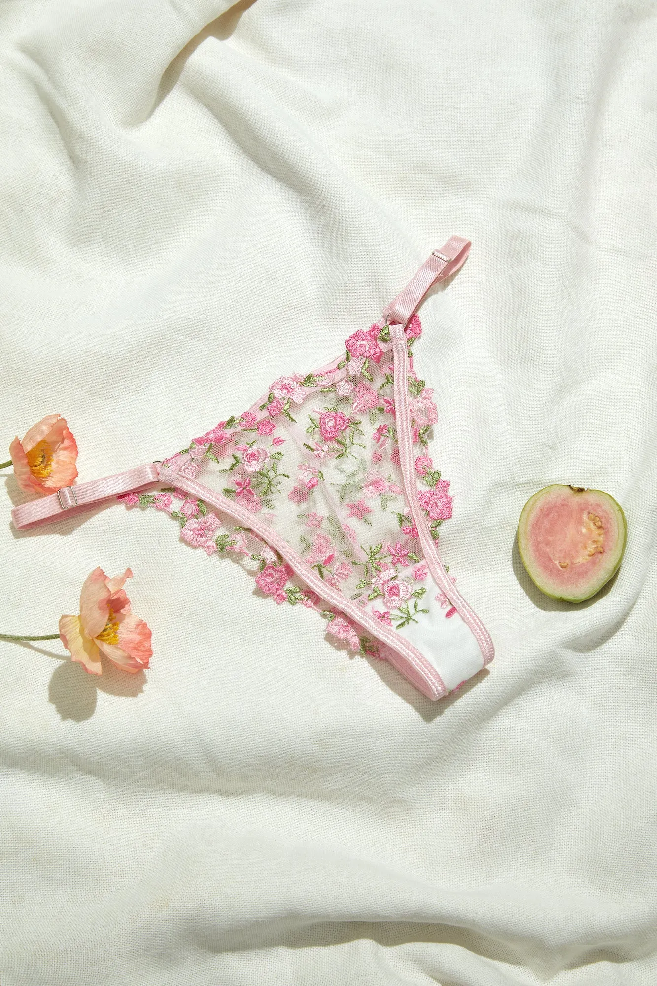 Pink See Through Lingerie