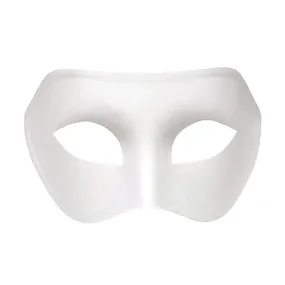 Plain White Masquerade Mask