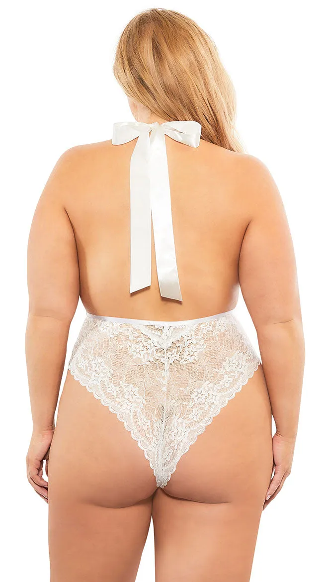 Plus Size Aria Plunging Teddy
