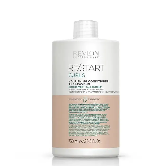 Revlon Professional RE/START Curls Nourishing Cleanser, Conditioner Leave-In & Buttery Mask Trio Large